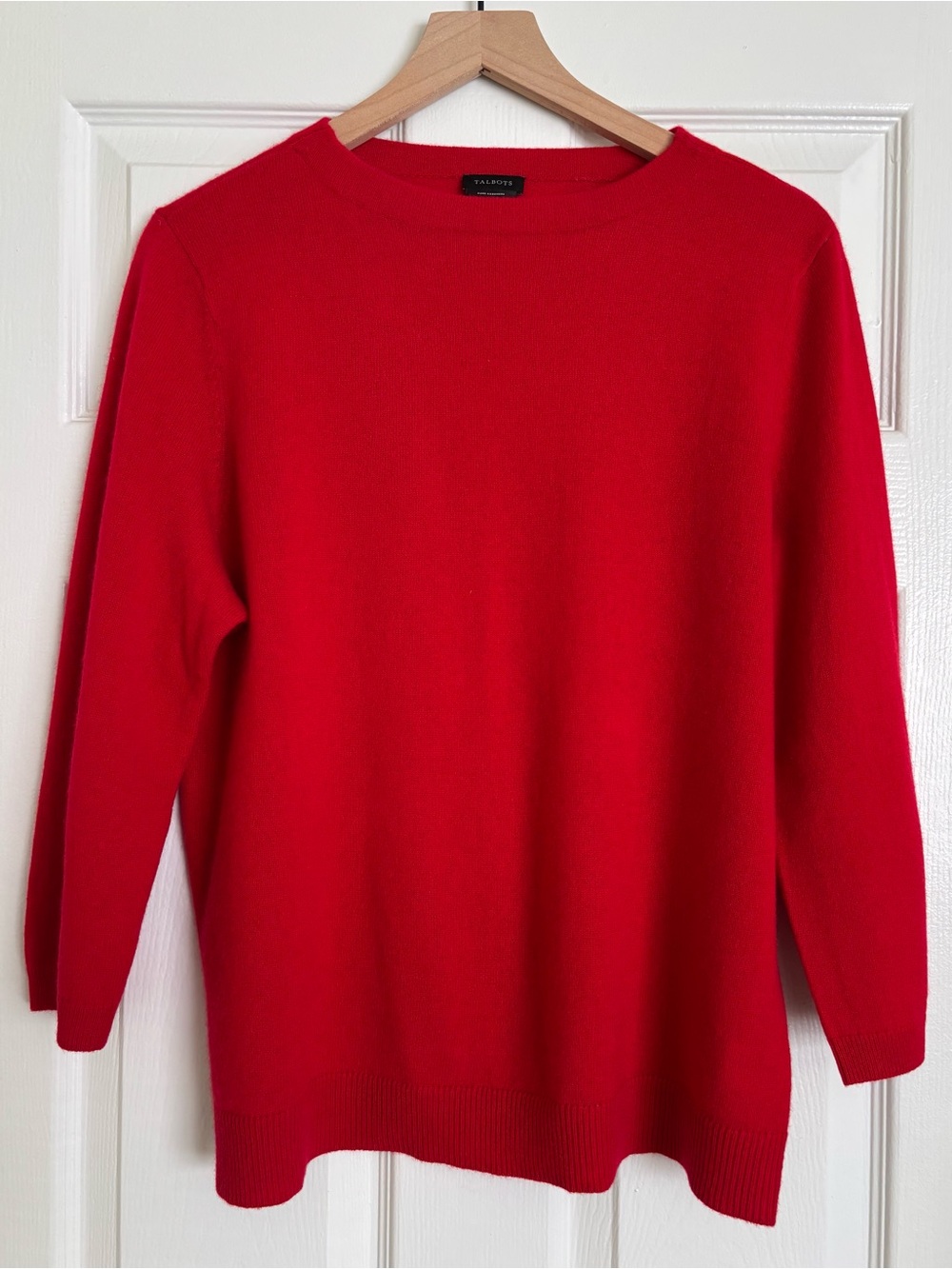 Talbots Audrey Cashmere Sweater in Red